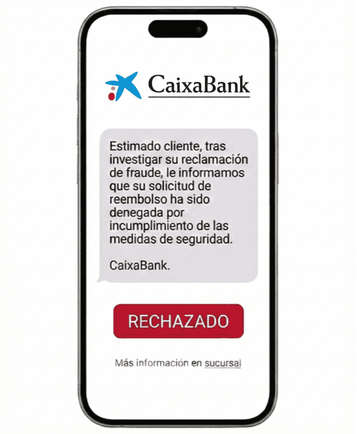recuperar dinero phishing caixabank